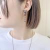 Серьги ANNA SUI с мотивом бабочки SAMA1420 XV Фиолетовые 2-сторонние