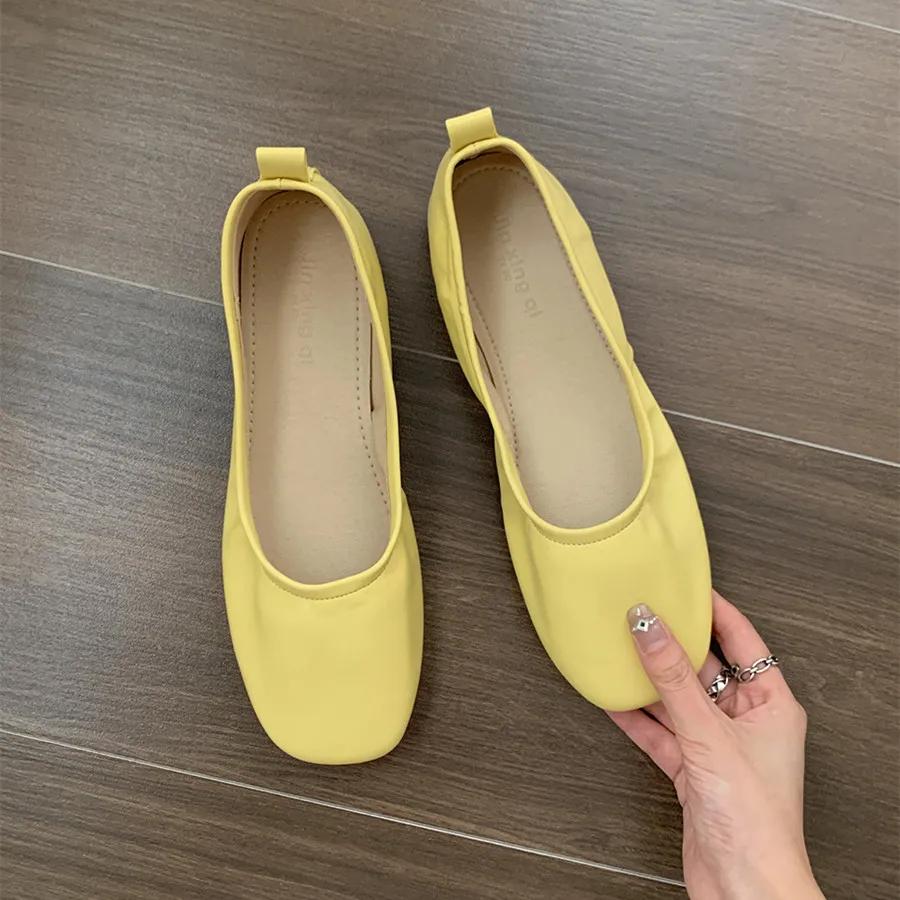 Fashion Bailamos Women Shoes 2024Brand Designer Mary Janes Shoes Woman Square Toe Japanned Leather Flats Vintage Narrow Band Loafers