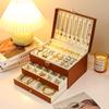 Jewelry Storage Box High-end Large Capacity Earrings Earrings Ring Necklace Bracelet Multi-jewelry Storage Box