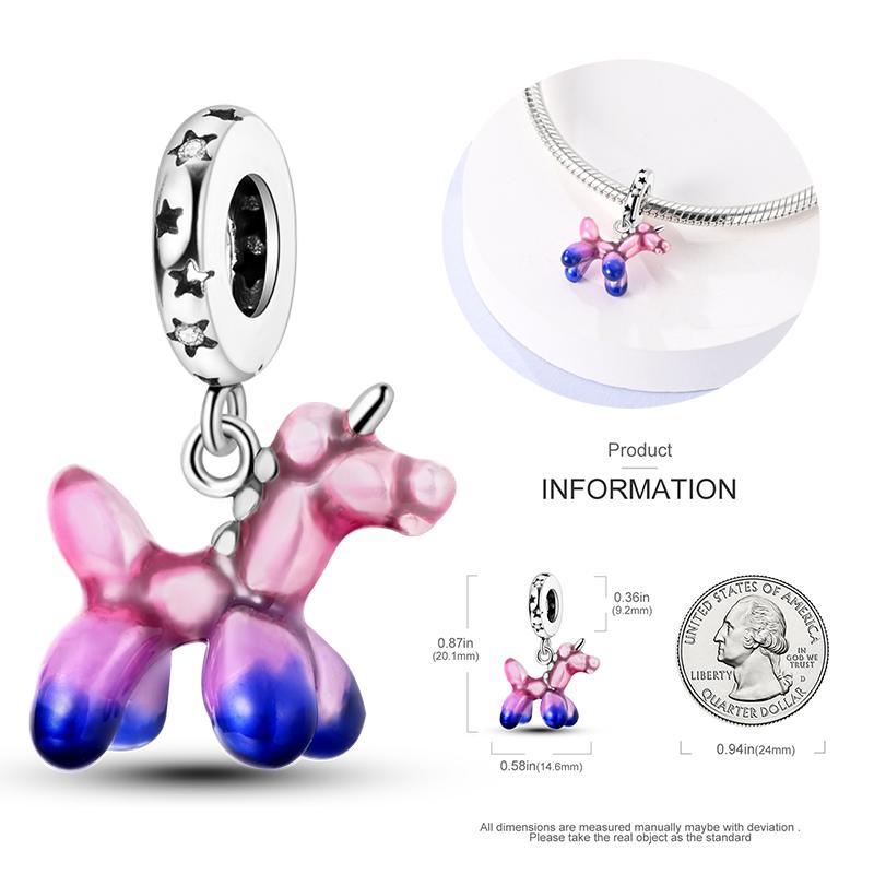 New Copper Bow Star Love Pink Series Charm Beads Suitable For 3Mm Original Bracelet Diy Fashion Jewelry Gift