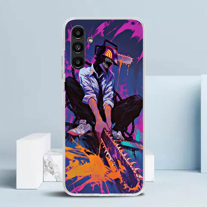 Чехол для телефона C-Chainsaw Man Denji для Samsung Galaxy A17 A37 A57 A16 A15 A14 A13 A56 A55 A54 A53 A36 A35 A34 A33 A26 A25 A24 A23