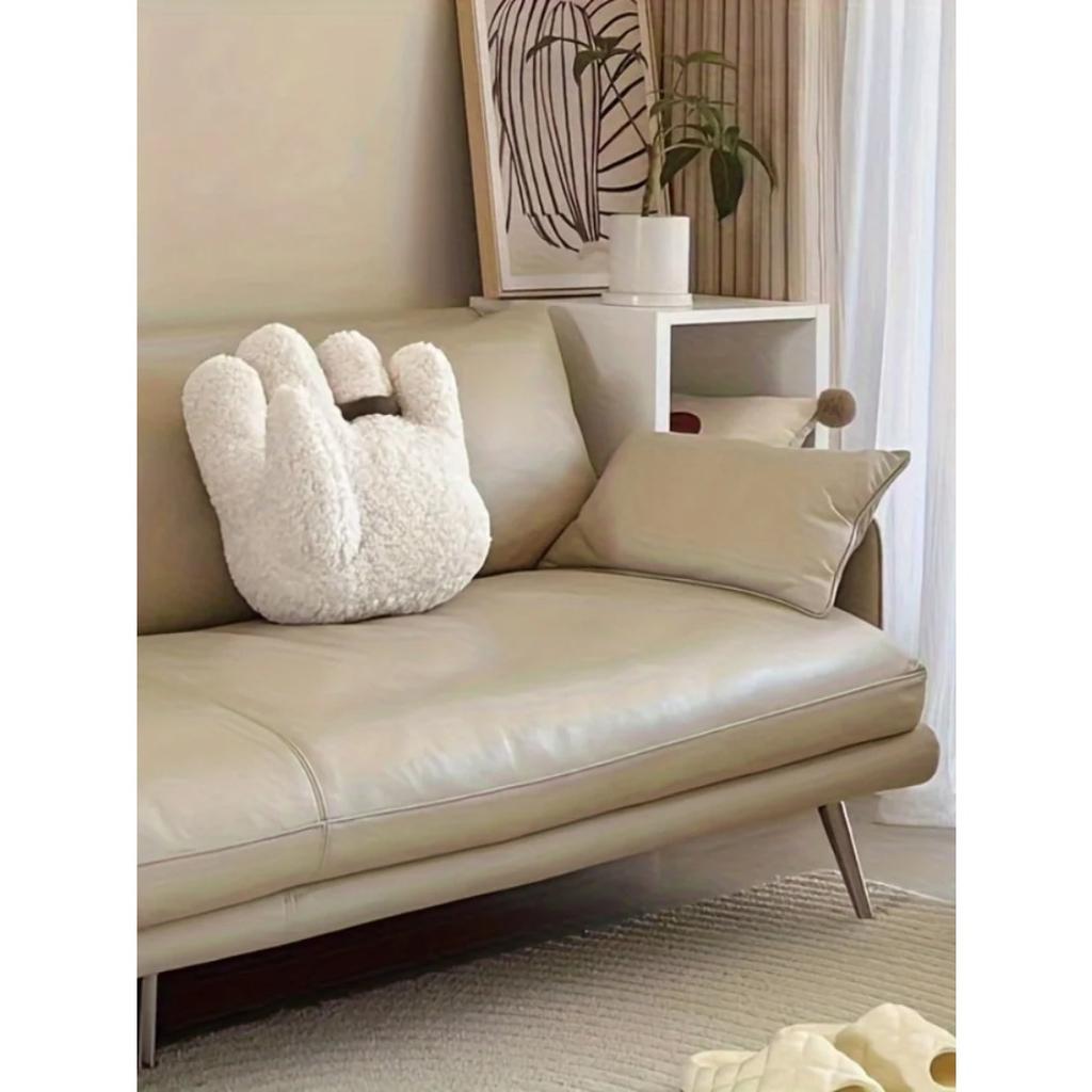 Nordic Style Palm Pillow Creative Simulation of Wearing Ring Five Finger Hand Shaped Solid Color Living Room Sofa Cushion Pillow