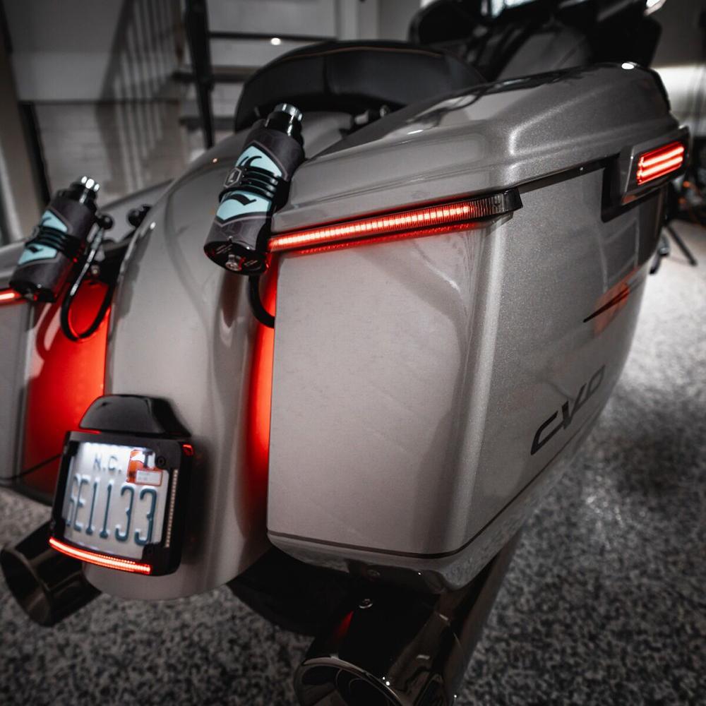 NEW LED Tracer Rear Saddlebag Lights for Harley CVO Street Glide/Road Glide/ST (2023-2025) - Turn/Brake/Run Indicator