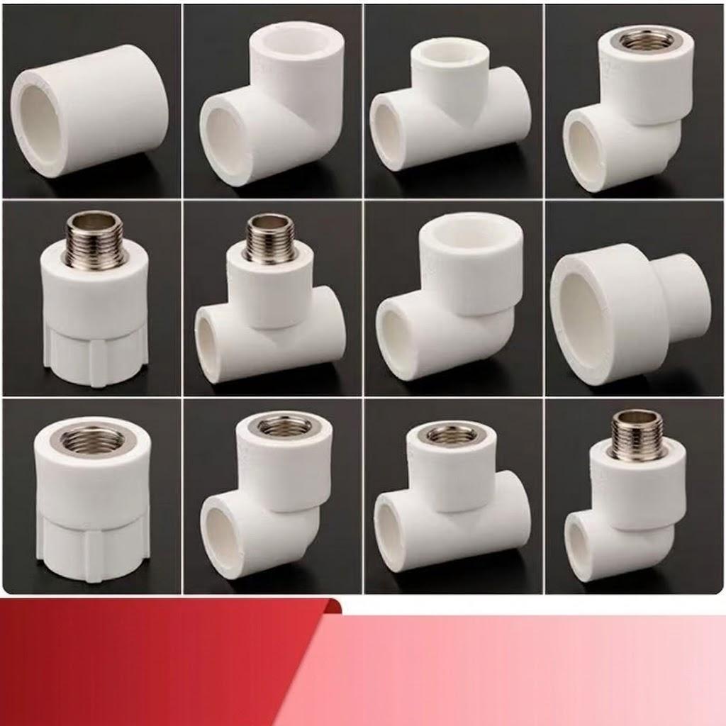 PPR Pipe Fittings Kit (20mm & 25mm) - Thickened Heat Fusion Elbow, Tee, Straight Coupling, Union & Adapter Connectors for Home Plumbing