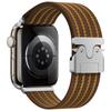 Watch Band for Apple Watch Series 10 9 8 7 SE 6 5 4 3 2 1 42mm 41mm 40mm 38mm 4-Stripe Parachute Buckle Nylon Strap