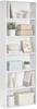 VASAGLE 6 Tier Bookcase Storage Shelf for Living Room Office Bedroom Study Scandinavian Style Scandinavian Style 24 x 60 x 178.5 cm White