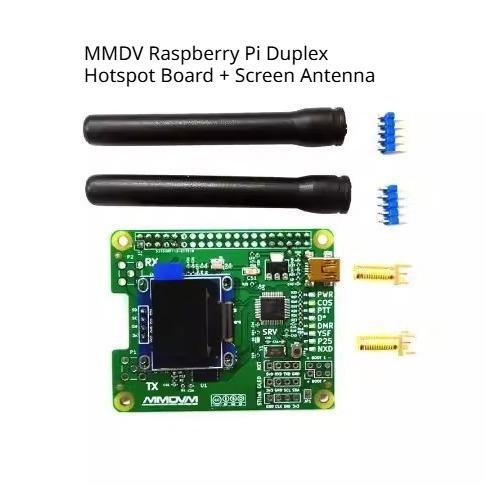 Цифровая плата хотспота MMDVM для Raspberry Pi с дуплексной антенной и экраном дисплея