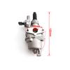 Комплект карбюратора и воздушного фильтра для мини-мотоцикла Pocket Bike 47cc 49cc с впускным коллектором на лепестковом клапане для детских 2-тактных мотоциклов, мини-мотокроссовых байков, квадроциклов, багги