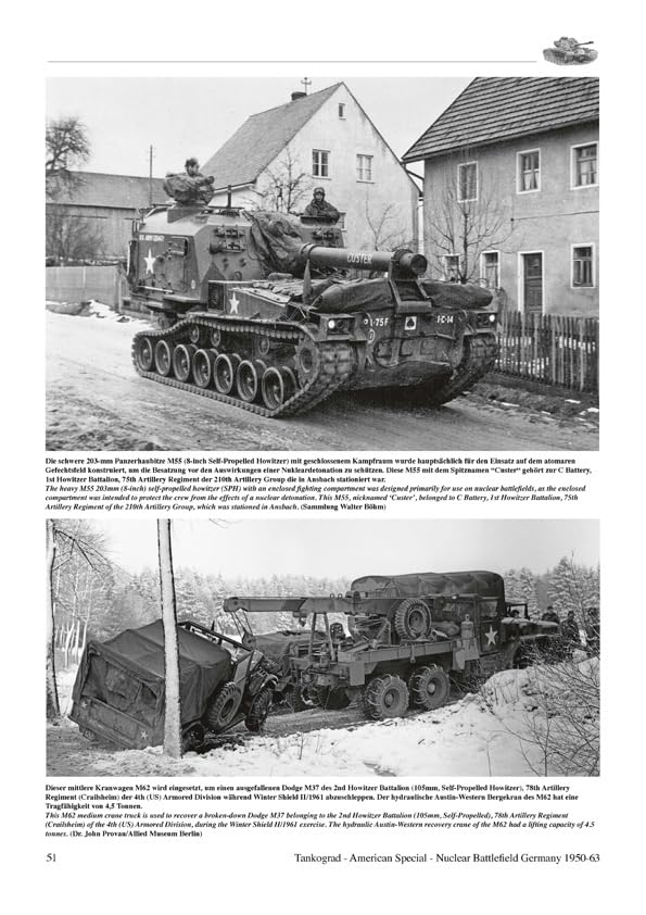 Линия фронта ядерной войны Германия Модель Книга армейских транспортных средств в Западной Германии в начале Холодной войны Танкоград 1950-63 США. Война, TG-US3054