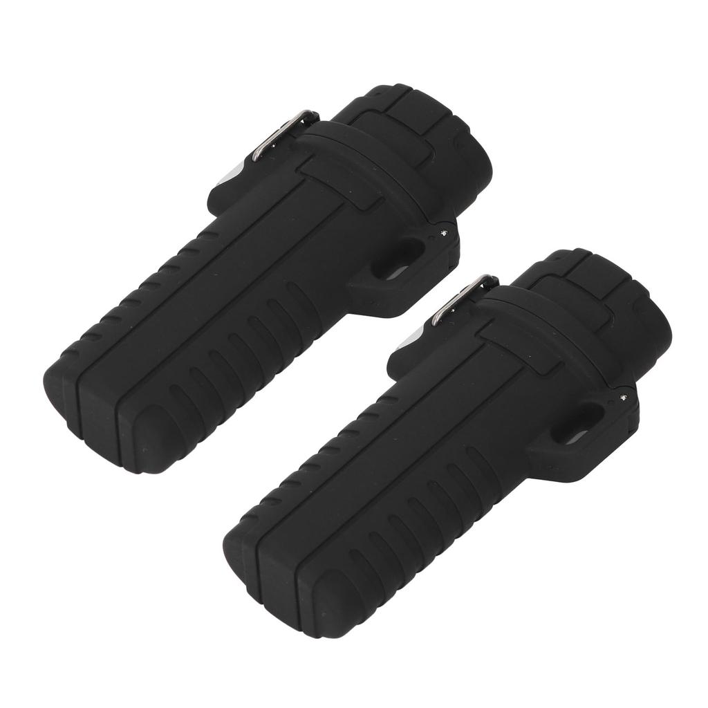 2 Pcs Water Proof Storage Tube Airtight Cover Rubber Sealing Plastic Tube Storage Box for Outdoor Camping Travel
