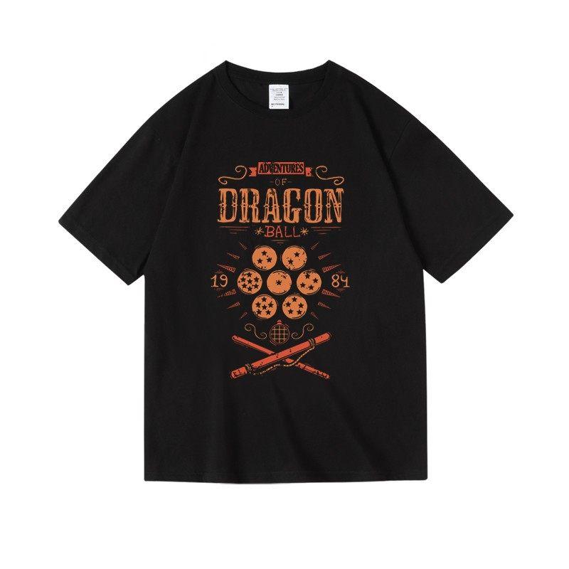 Японский Аниме 2D Dragon Ball Goku Печатные Хлопковые Футболки с Круглым Вырезом, Короткий и Половинный Рукав для Мужчин и Женщин