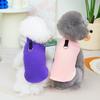 Winter Fleece Pet Dogs Clothes Warm Dog Vest Jacket With Pull Ring French Bulldog Puppy For Small Medium Dogs Clothing