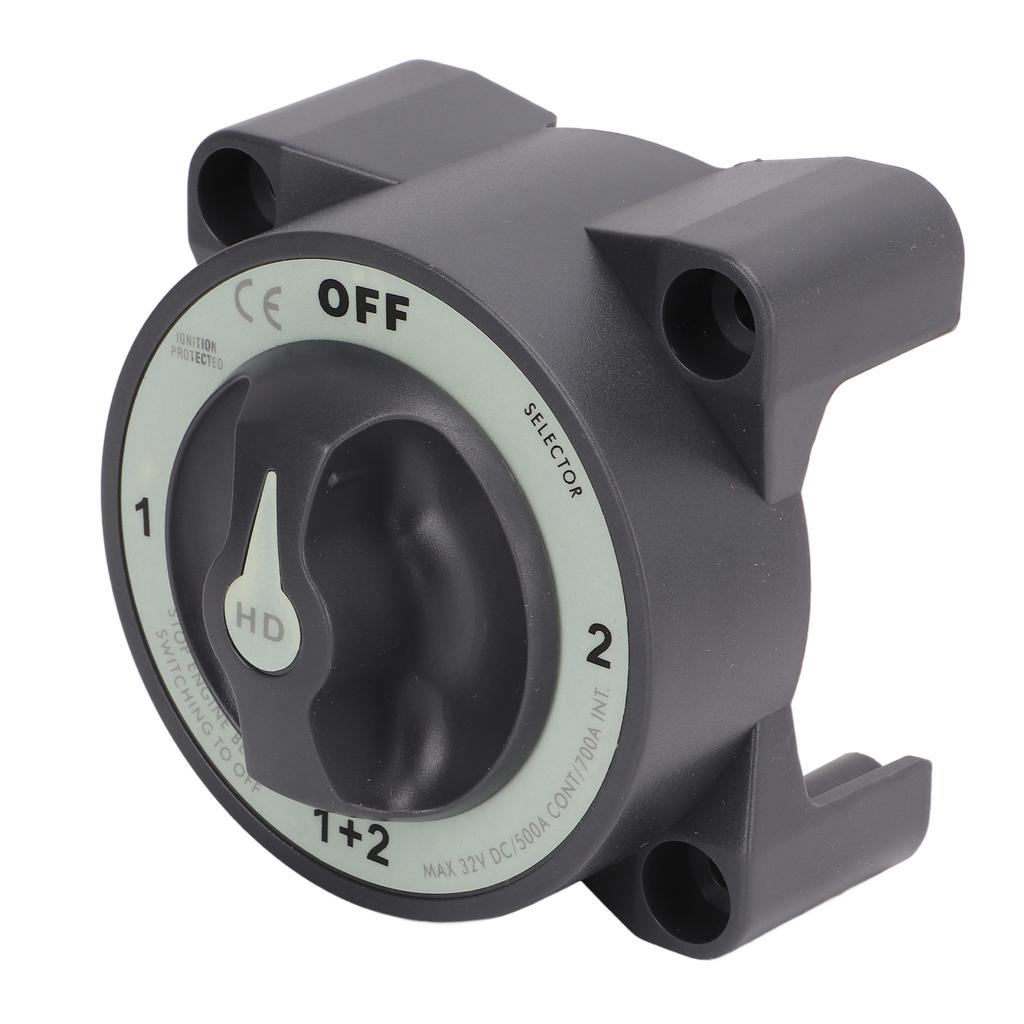 500A морской выключатель аккумулятора, мощный 4-позиционный переключатель аккумулятора для автодома