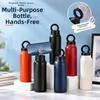 24oz Insulated Water Bottle Insulated Thermos Cup Magnetic Phone Holder Water Bottle  Sports Use