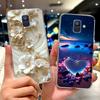 Чехол для Samsung Galaxy A6 2018 Роскошный Расписной Чехол Мягкий Силиконовый Чехол для Телефона Для Samsung A 6 A6 GalaxyA6 2018 Задняя Крышка Coque