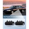 ECCPP Exterior Door Handles 1992-1996 for Toyota for Camry Outer Replacement Front Driver Left Door Handles 2pcs Black 6922033020, 77619