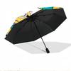 Minions Print Automatic Open Close Umbrella, Portable Foldable Umbrella, for Outdoor Commute Camping Trip, Ideal Birthday Gift