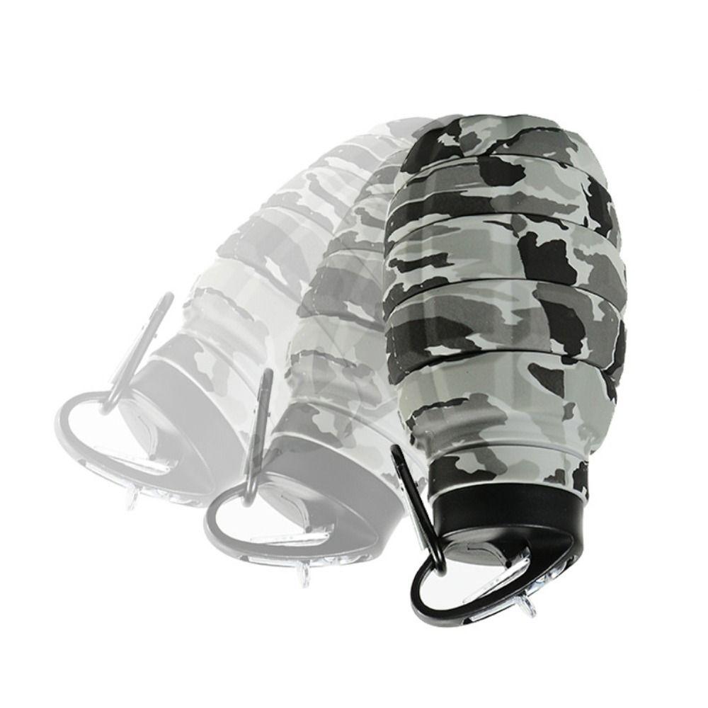 Silicone Sports Water Bottle Foldable Drinking Cup Retractable Grenade Water Bottle Hiking