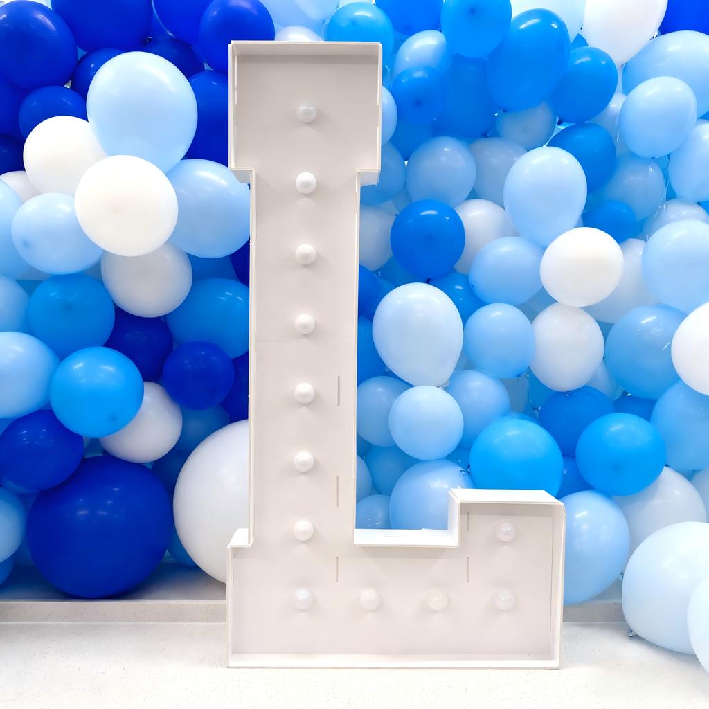 С светодиодной подсветкой Cool White, Letter KT Board 4 фута/120 см – Фон для свадьбы, дня рождения, Декор, Декор для выпускного вечера – Световой знак-вывеска
