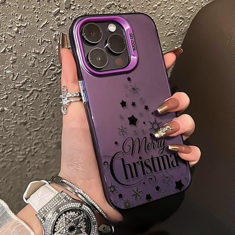 IMD Merry Christmas Phone Case For iPhone 17 Cases iPhone 16 Pro Max 15 14 Plus 13 12 11 7 8 16E 17 Air XS XR X Hard Back Cover
