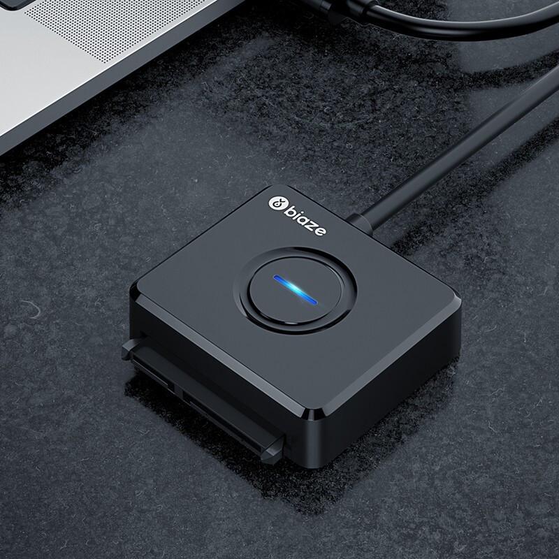 Biaz USB 3.0 To SATA Converter Cable with Power for 2.5"/3.5" HDD