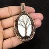 Tree Of Life Scolecite Pendant Copper Wire Wrapped Pendant Copper Jewelry Scolecite Designer Pendant Gemstone Handmade Pendant Birthday Gift
