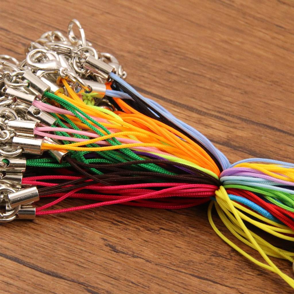 20-Color DIY Jewelry Lobster Clasp Strap - 67mm Mobile Phone/Pendant Rope Accessory