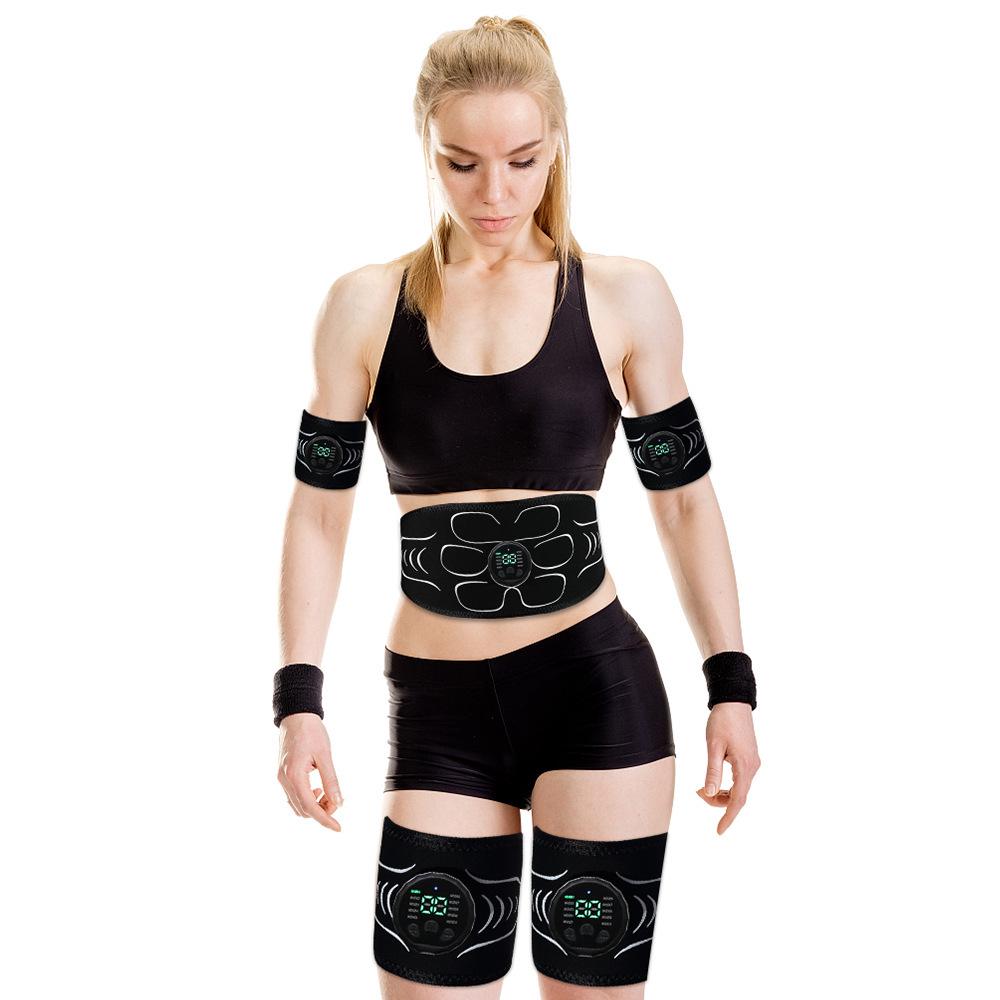 ЭМС-стимулятор мышц, abdominal exerciser, пояс для талии для фитнеса всего тела и силовых тренировок.