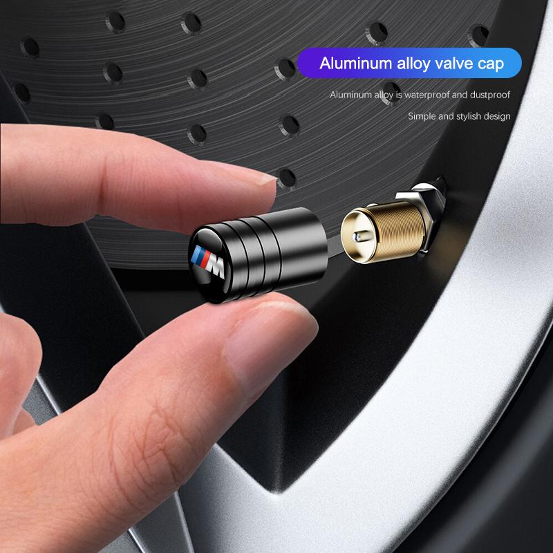 Car Tyre Wheel Valve Cap Cover Auto Accessories For BMW E46 E90 E60 F30 F10 E39 E36 F20 G20 G30 E92 E87 E91 X5 E70 F11 E30 F31 YF6