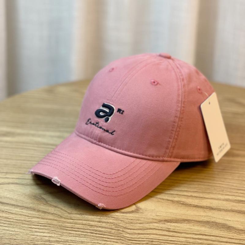 Spring And Summer Baseball Cap Women'S Embroidery Casual Versatile Face Small Sunscreen Cap Men
