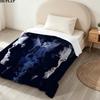 1PC Supernatural Patterned Flannel Blanket Suitable For All Seasons For Home Decor Warmth And Comfort Gifts Holiday Present