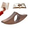 Wooden Book Page Holder Handmade Book Opener Thumb Ring Bookmark Reading Book Accessories Teachers Students Book Lovers Bookworms Gift