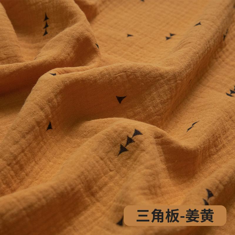 0,5 м/1 м/2 м Мягкая мультяшная ткань из двойной крепированной марли с принтом вишни 100% хлопок Ткань для шитья своими руками Одежда Детская дышащая текстура