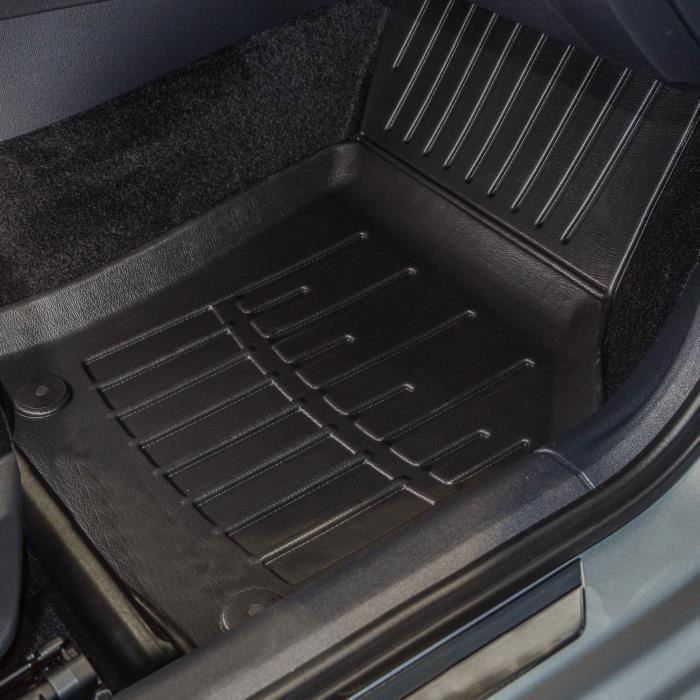 SCOUTT Tapis de sol Renault ZOE Caoutchouc Premium, 3D, Résistant à l'eau