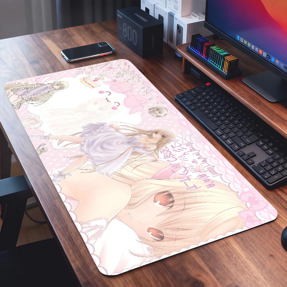 Anime C-Chobits Mouse Pad For Office Gaming And Keyboards Non-Slip Large Waterproof