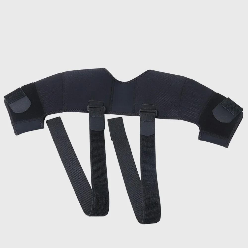 Регулируемый двойной плечевой бандаж для облегчения боли в спине с перекрестными ремнями
