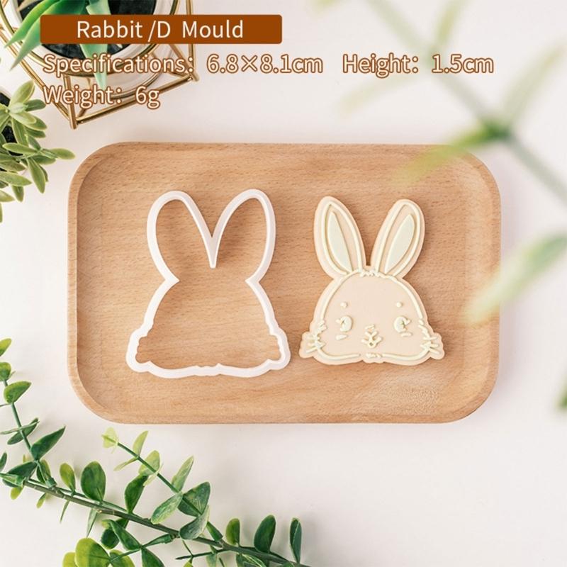 Пластиковая форма для печенья DIY Штампы для печенья Штамп для печенья Серия Пасха Штампы для печенья Кухонные DIY Аксессуары для выпечки