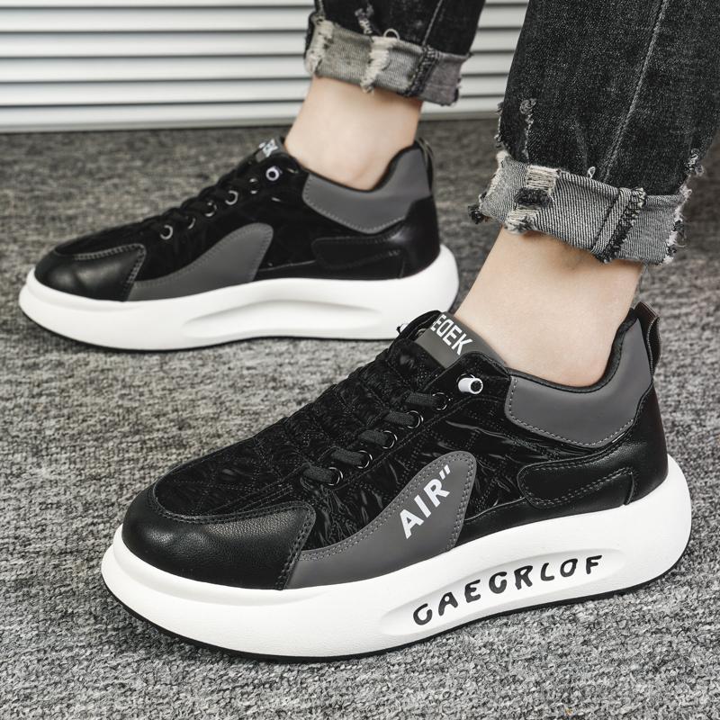 Мужская обувь Кроссовки Мужская мужская повседневная обувь Tenis Роскошные кожаные туфли Гоночная дышащая обувь Модные лоферы Кроссовки на плоской подошве для мужчин