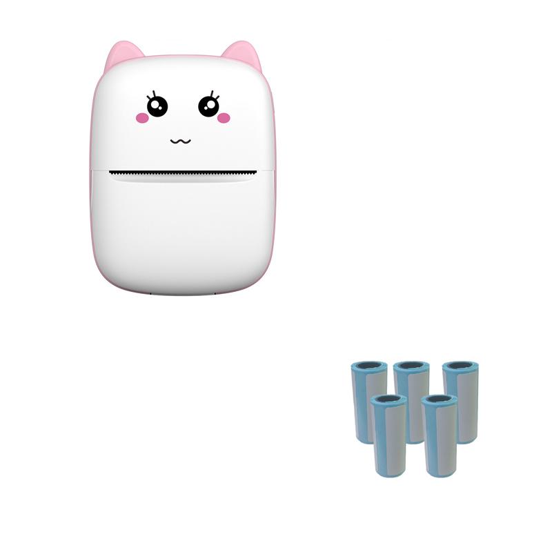 Портативный термопринтер MINI с беспроводной связью BT 203dpi Фотоэтикетка Памятка Печать неправильных вопросов с USB-кабелем Imprimante Портативный