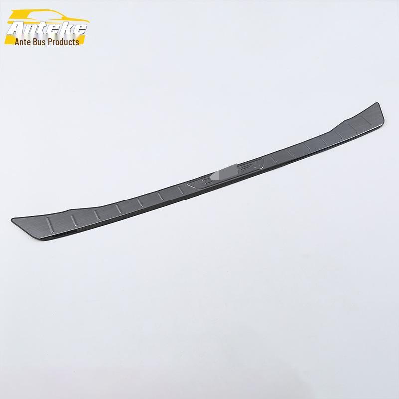 Izeh Rear Guard Plate Sequin: Stainless Steel Trunk Protection Pedal and Decorative Accessory for 18+