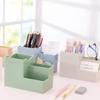 Multi-function Desktop Pen Holder School Supplies Storage Case Colorful Plastic Box Office Desk Accessories Pencil Organizer