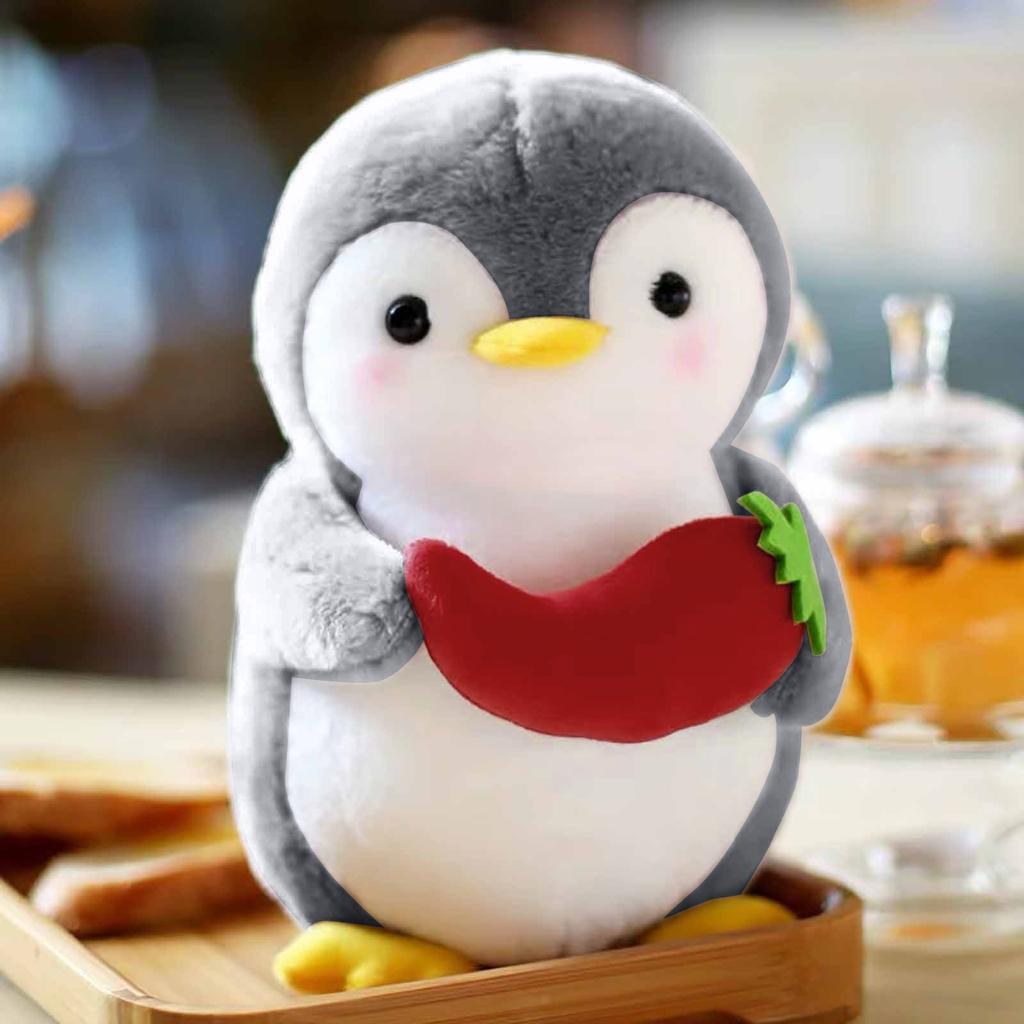 Новые милые и теплые плюшевые куклы-пингвины, плюшевые игрушки для детей