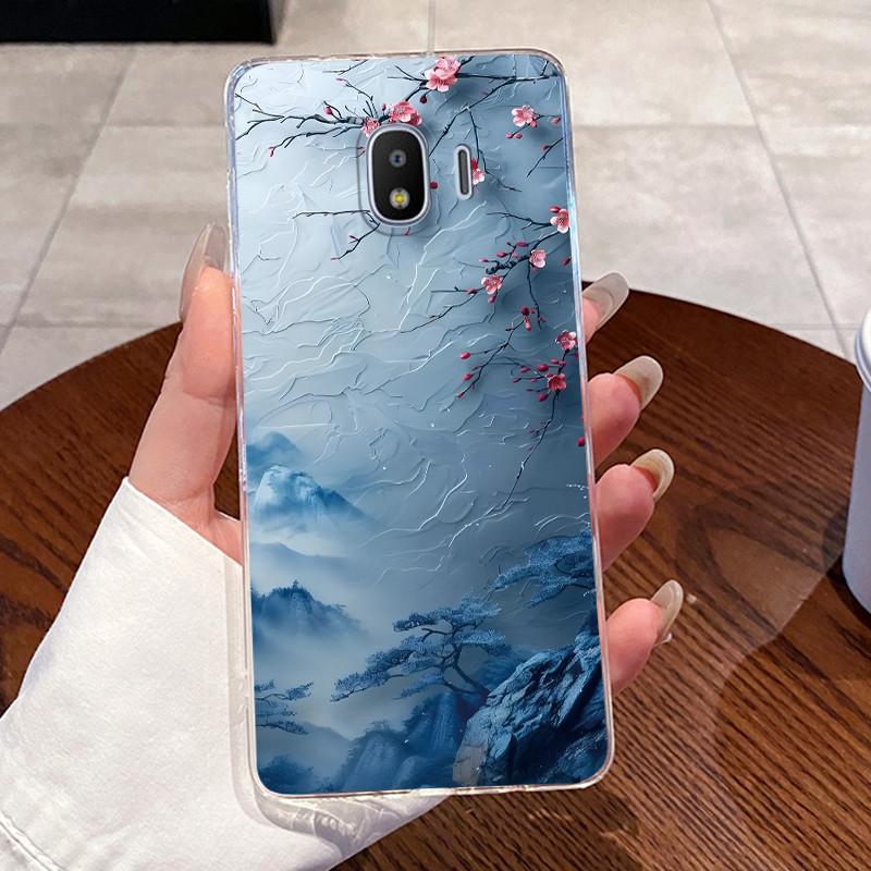 Чехол для Samsung J2 Pro 2018 SM-J250N Мягкий Силиконовый Эстетичный Милый Котик Чехол для Samsung Galaxy J2 Pro J2Pro Чехлы для Телефона Бампер