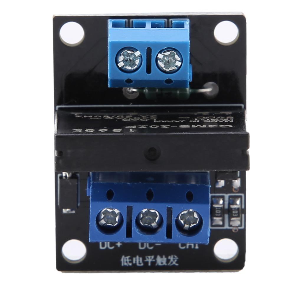 2Pcs 240V 2A SSR Module 1 Channel Relay Board Durable Solid State Relay Module DIY Projects