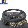MO 60th anniversary genuine leather steering wheel 14 inch concave racing universal cone steering wheel