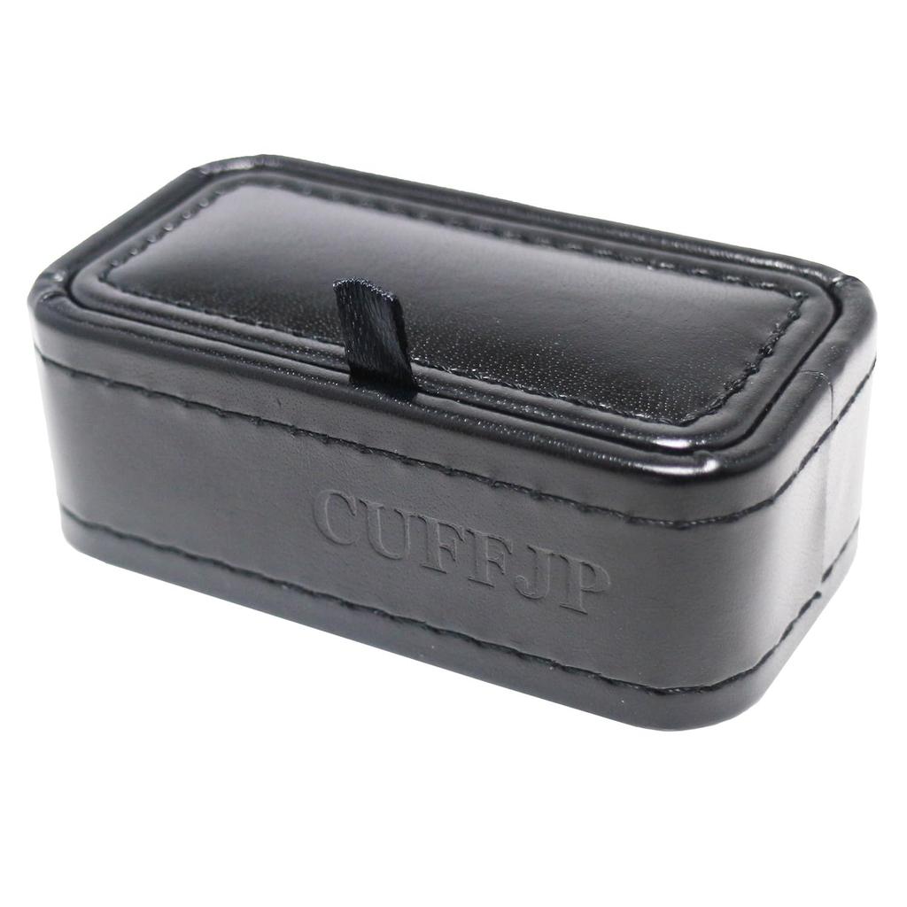 Черные запонки Fleur de Lis Lily Crest Запонки Запонки n00911