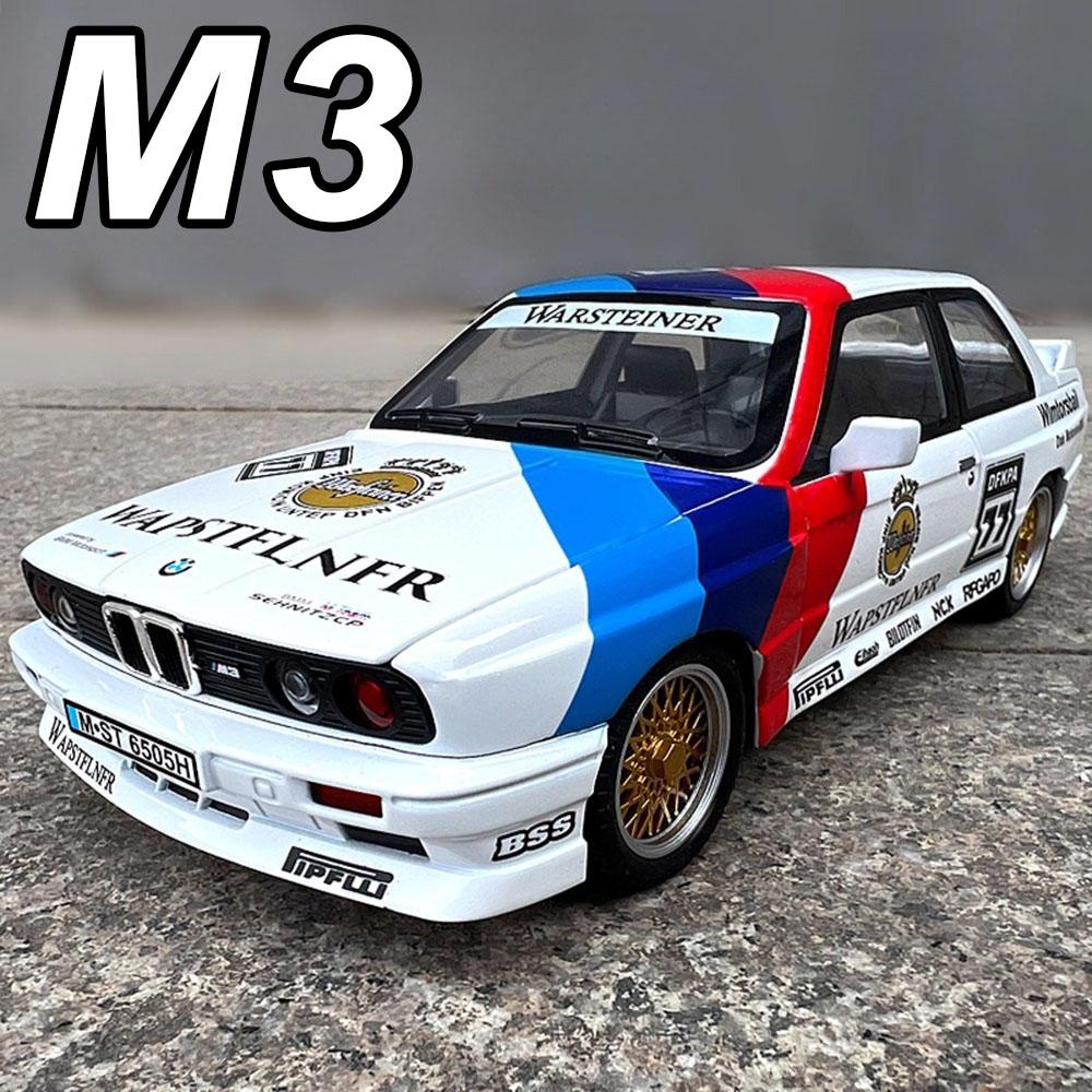 1:24 M3 Gtr M4 Сплав Миниатюрная Модель Игрушка Литые Машинки Рулевое Управление Передним Колесом Открывающиеся Двери Звук Свет Коллекционные Модели Для Мальчика Подарки