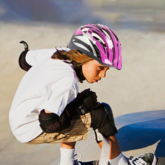 Детский шлем Нескользящий Яркий цвет Удобный Детский Шлем для самоката Скейтборда Безопасный Велосипедный шлем Спортивные товары