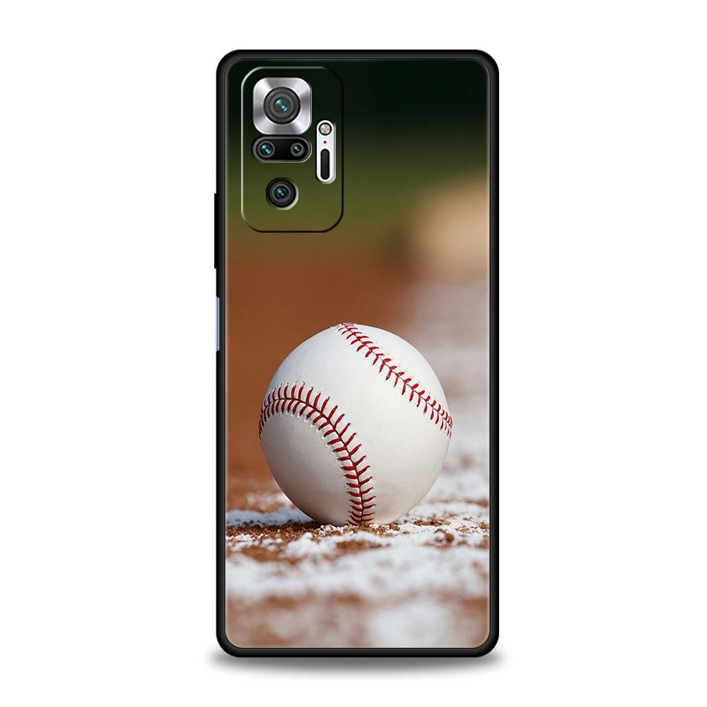 Чехол для телефона для Xiaomi Redmi Note 14 13 12 5G 11 10 Pro Plus 4G 9S 9 14C 13C 12C 10C 9C 9A Мягкий ТПУ Чехол Бейсбол