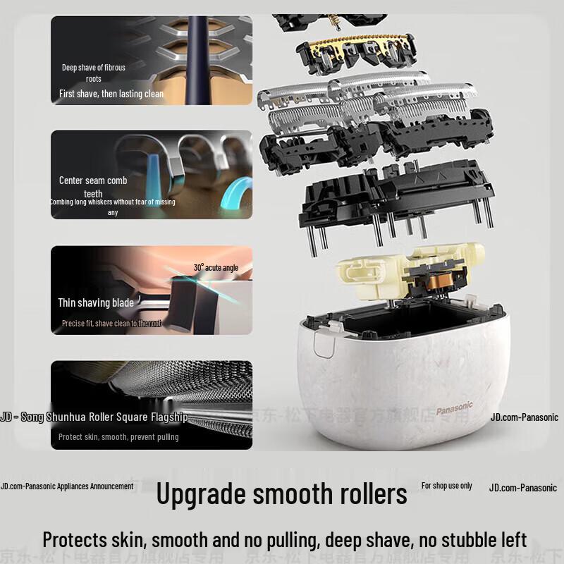 Panasonic Palm-Sized 5-Blade Electric Razor CN plug (adapter included)